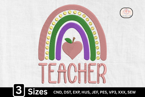 Apple Rainbow Teacher