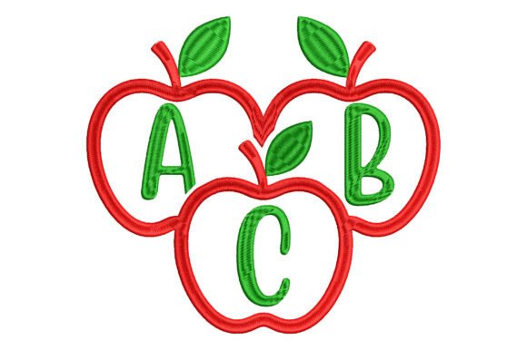 Back to School Embroidery Design