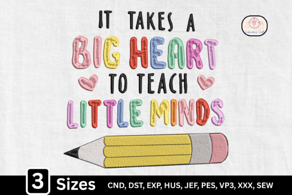 Big Heart Teach Little Minds, Teacher Quote