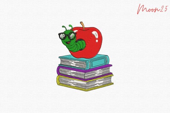 Bookworm Apple Teacher Classroom Reader