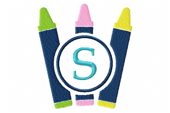 Crayons Frame Monogram Letter S: A Seller’s Review