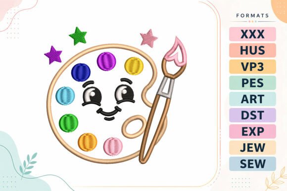 Paint Palette Back to School