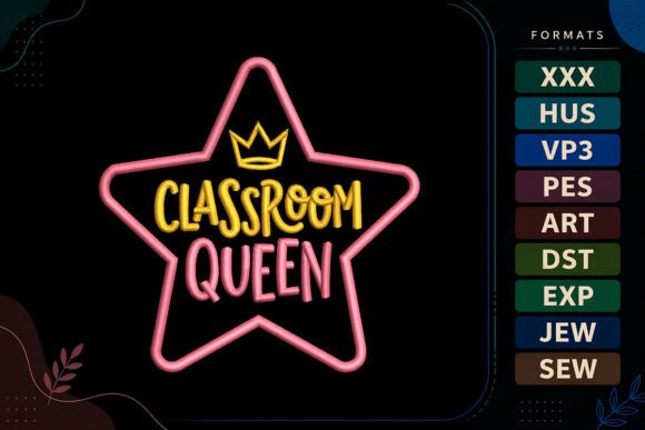 Queen Star Back to School Embroidery Review
