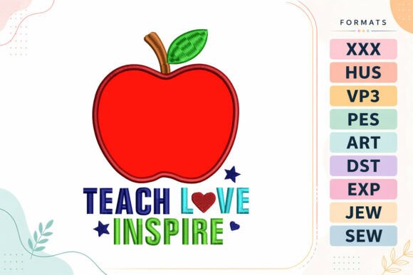 Teach Applique Back to School