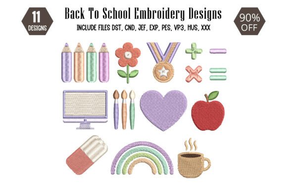 Teacher Embroidery Design